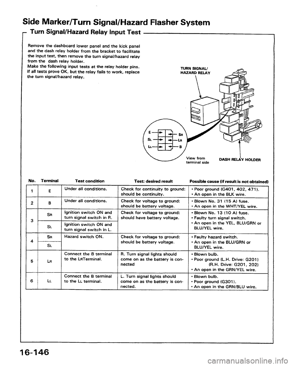 HONDA PRELUDE 1991  Service Repair Manual 