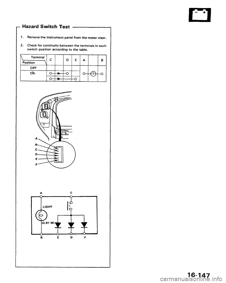 HONDA PRELUDE 1991  Service Repair Manual 