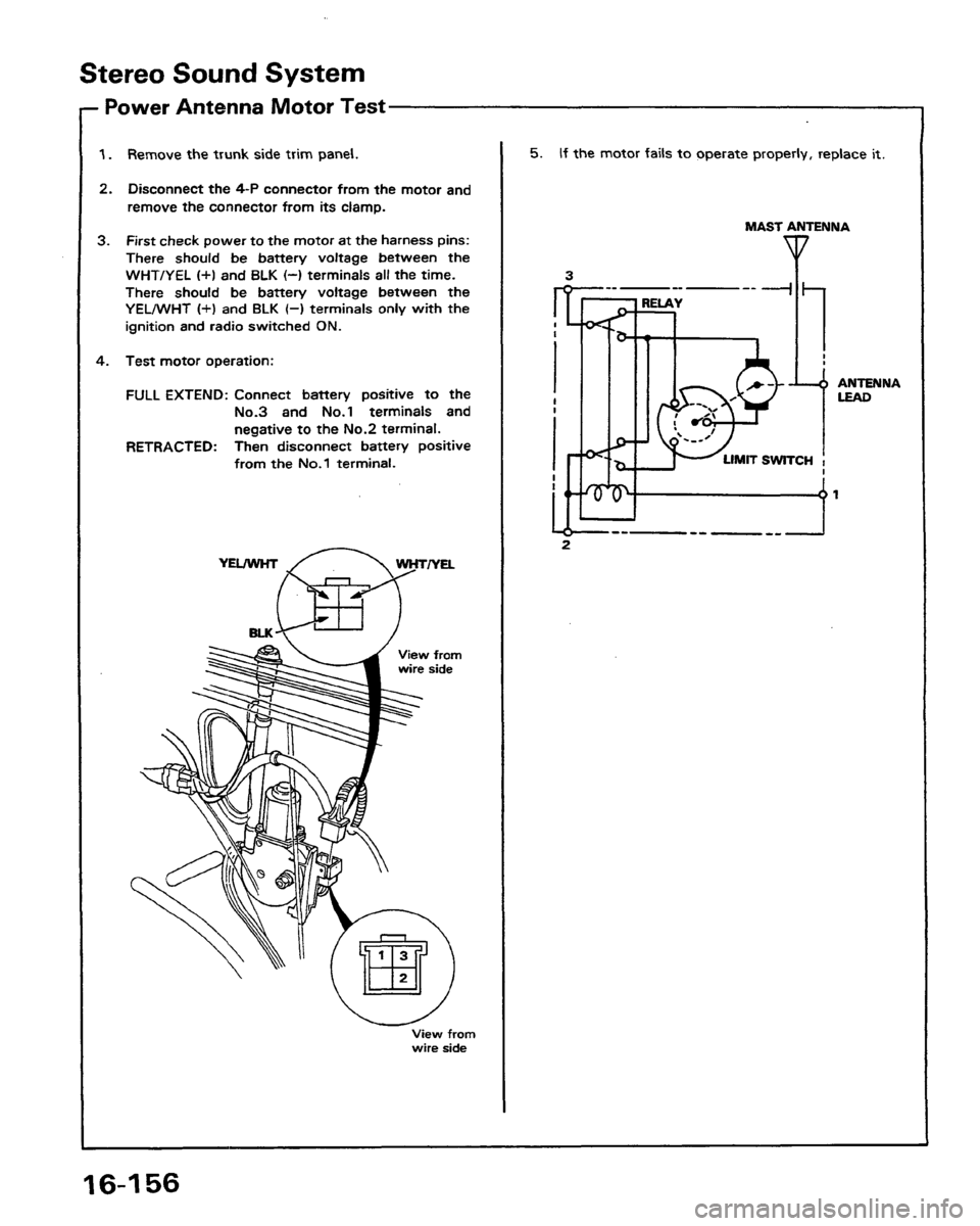 HONDA PRELUDE 1991  Service Repair Manual 
