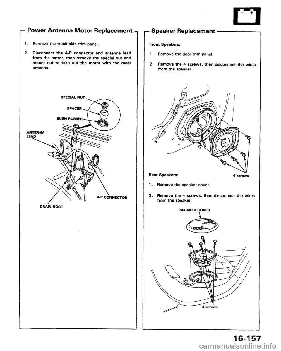 HONDA PRELUDE 1991  Service Repair Manual 