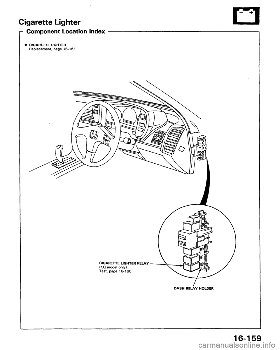 HONDA PRELUDE 1991  Service Repair Manual 