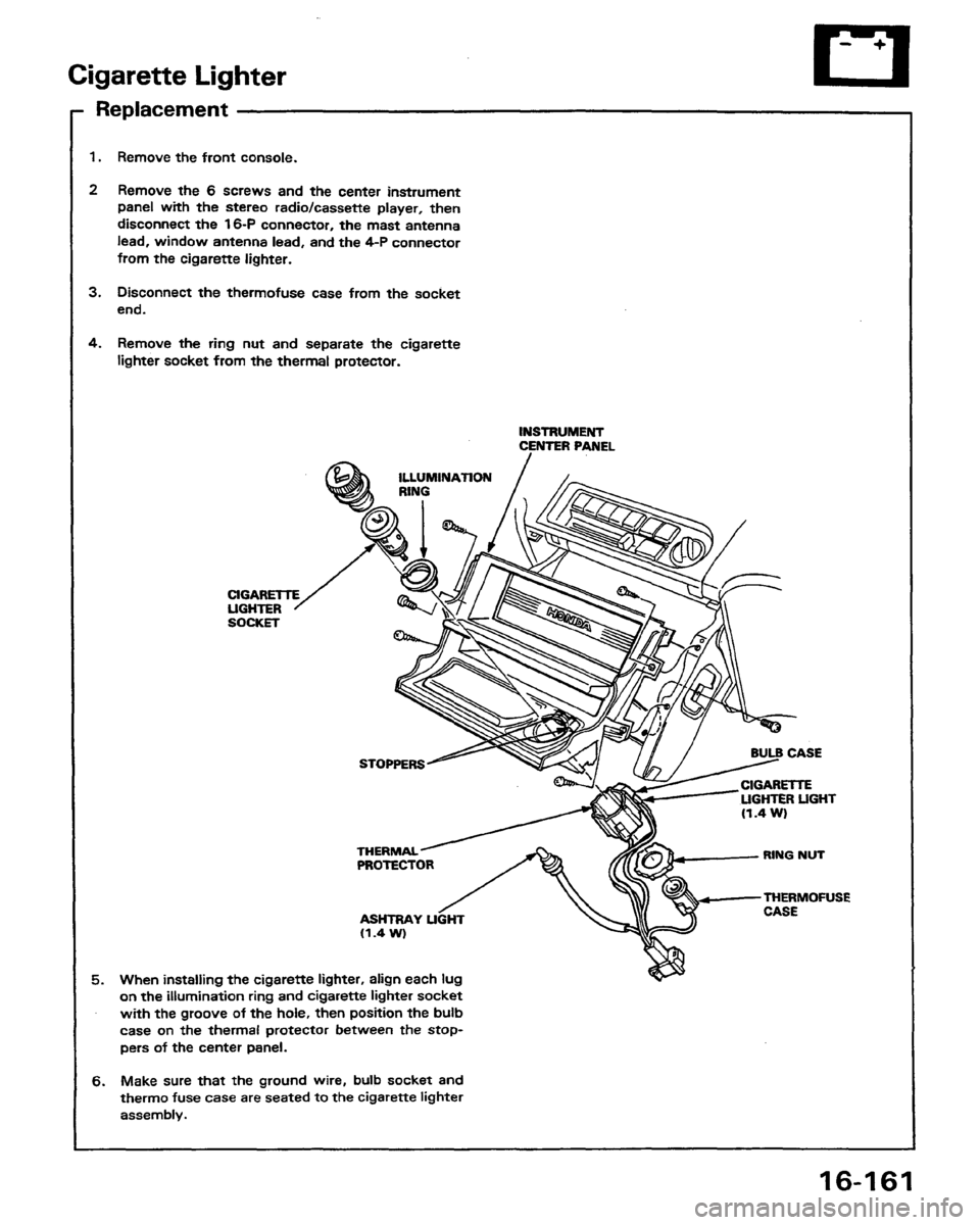 HONDA PRELUDE 1991  Service Repair Manual 