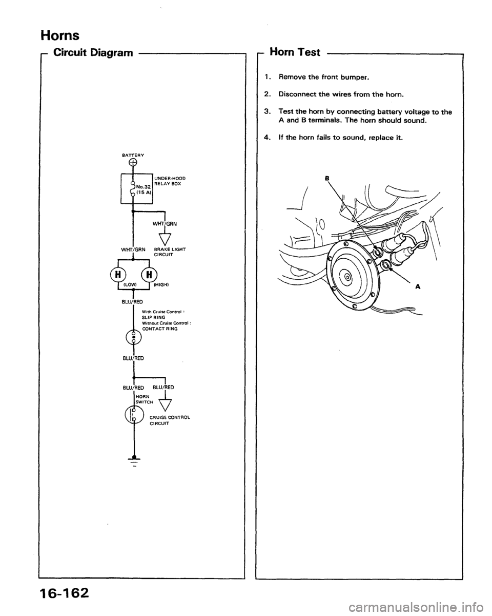 HONDA PRELUDE 1991  Service Repair Manual 