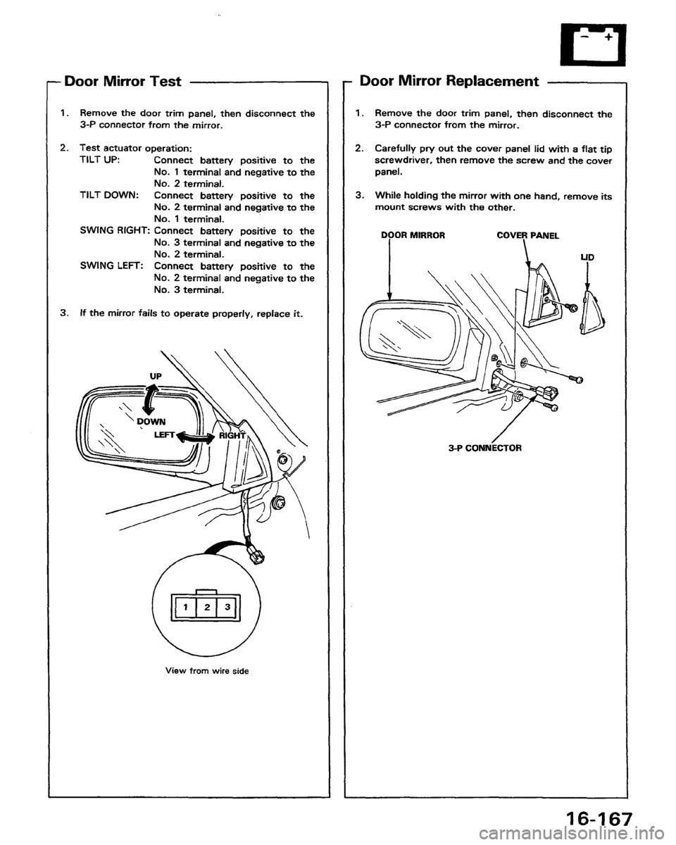 HONDA PRELUDE 1991  Service Repair Manual 