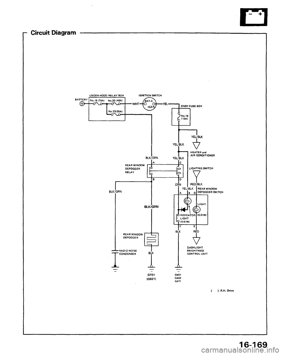 HONDA PRELUDE 1991  Service Repair Manual 