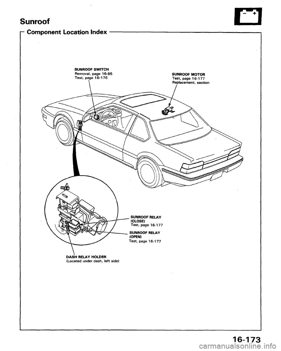 HONDA PRELUDE 1991  Service Repair Manual 