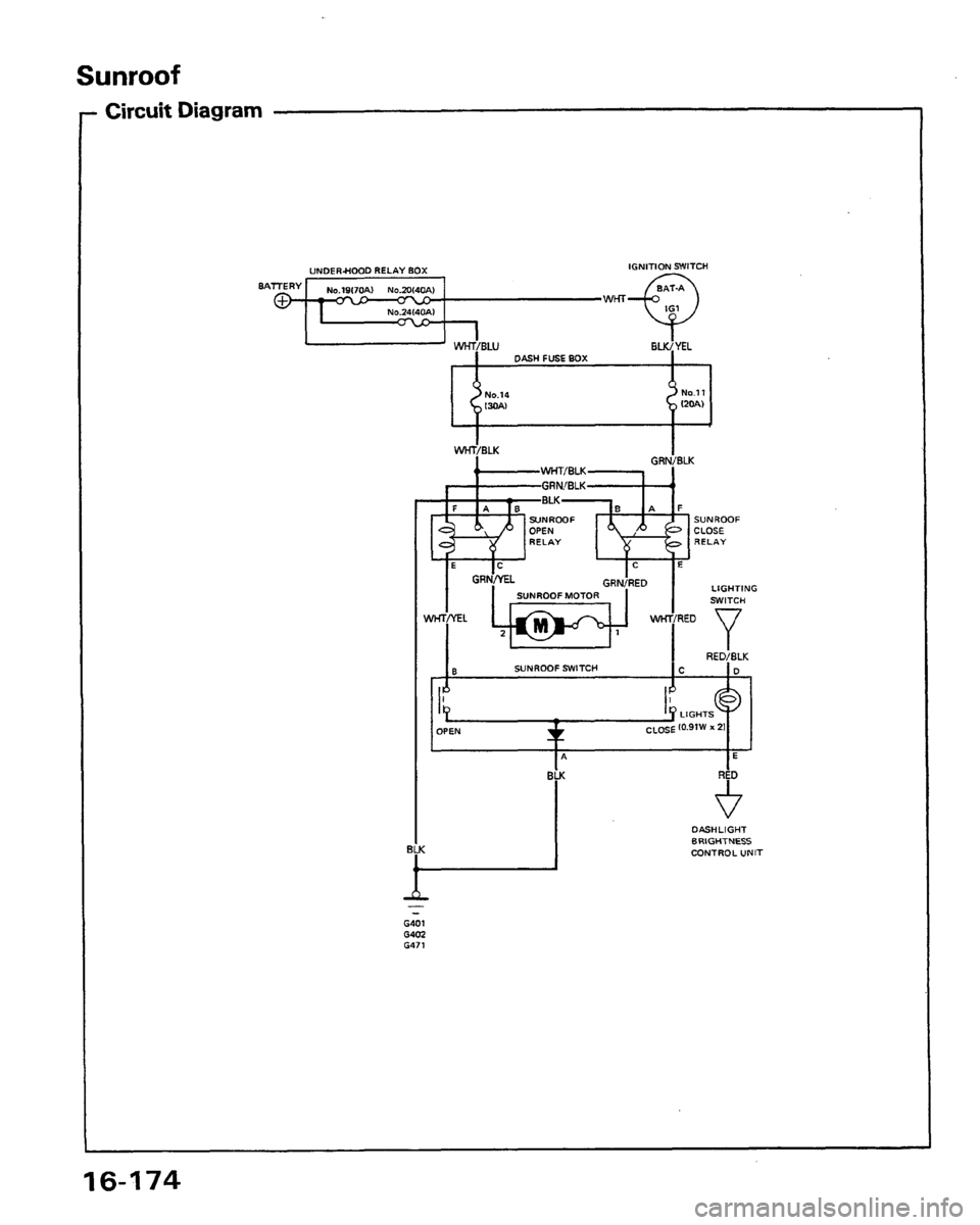 HONDA PRELUDE 1991  Service Repair Manual 