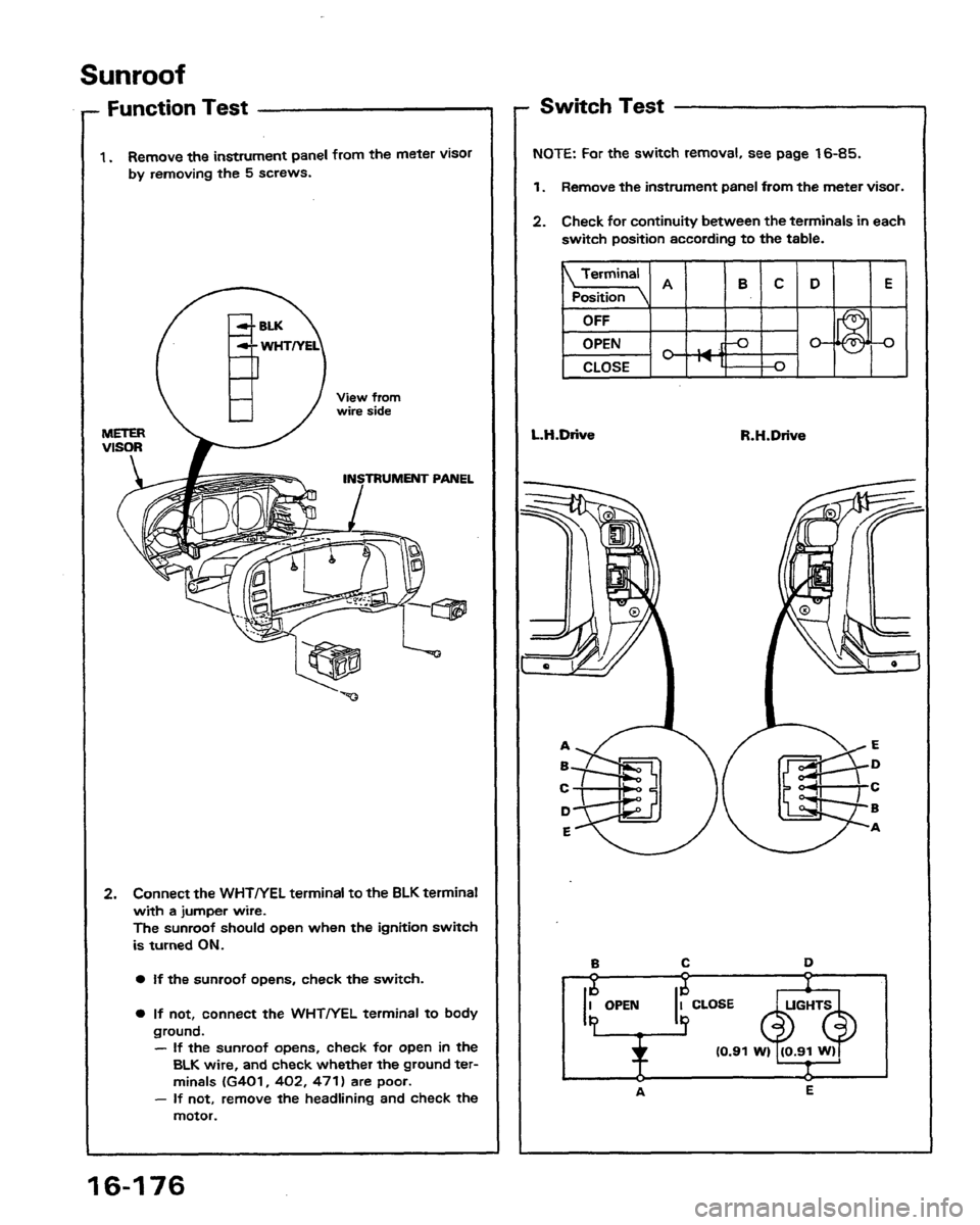 HONDA PRELUDE 1991  Service Repair Manual 