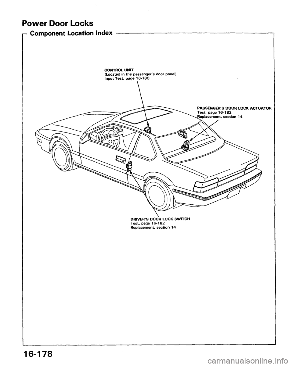 HONDA PRELUDE 1991  Service Repair Manual 