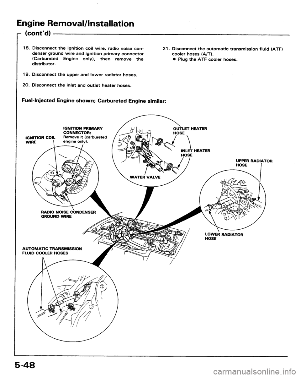 HONDA PRELUDE 1991  Service Repair Manual 