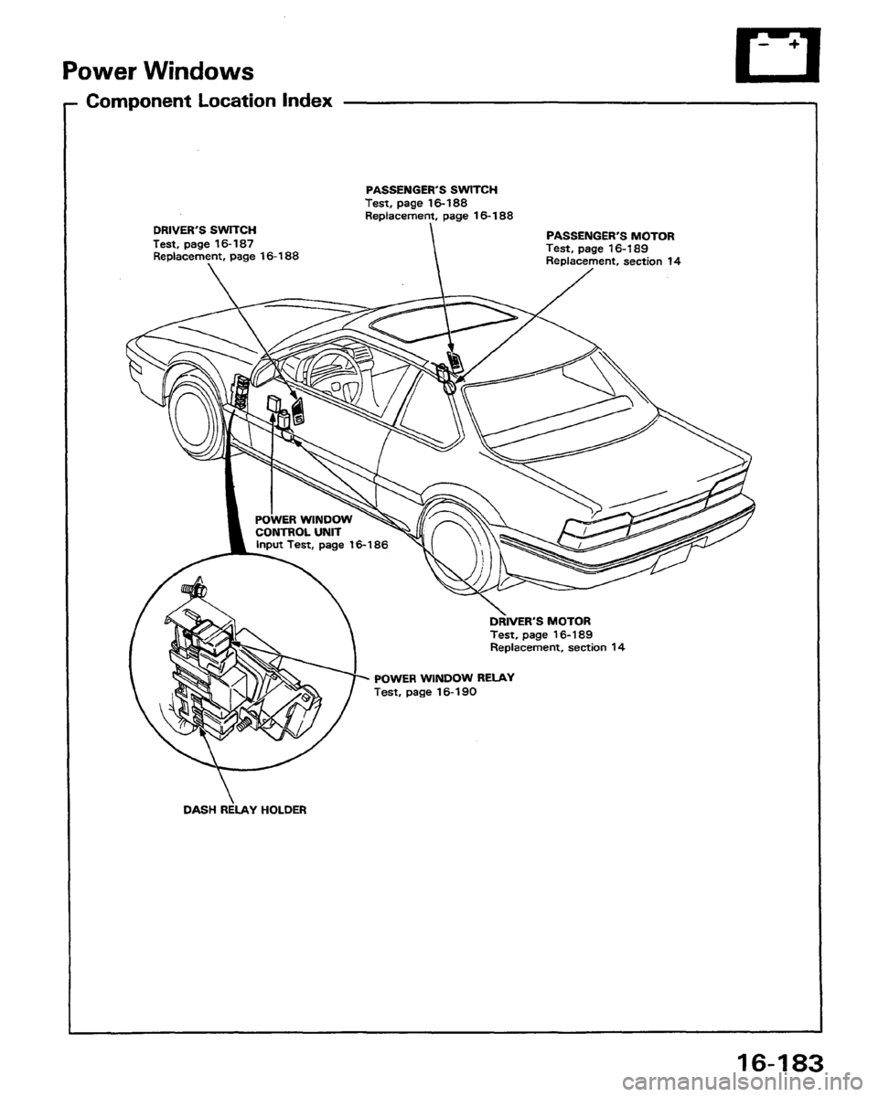 HONDA PRELUDE 1991  Service Repair Manual 