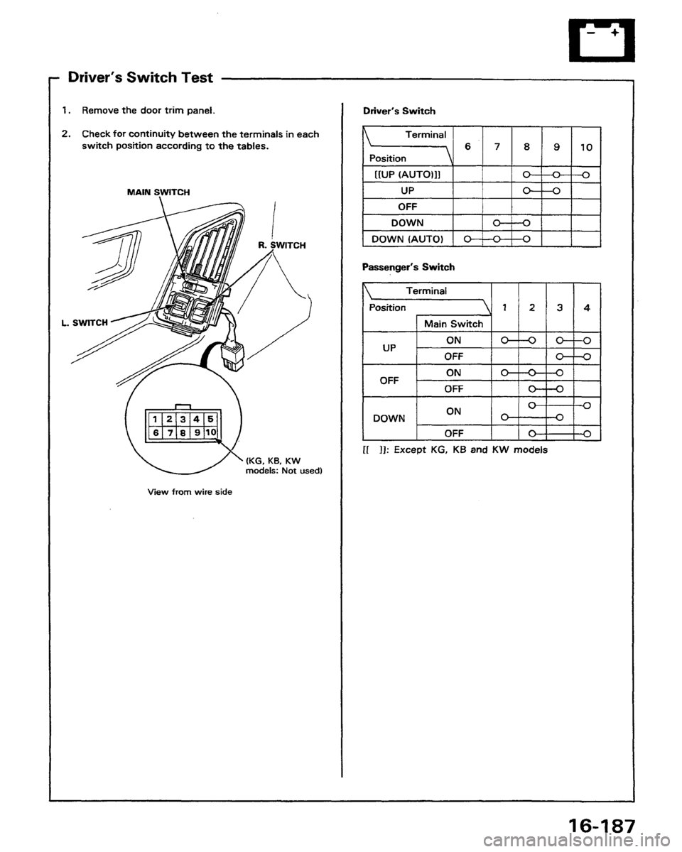 HONDA PRELUDE 1991  Service Repair Manual 
