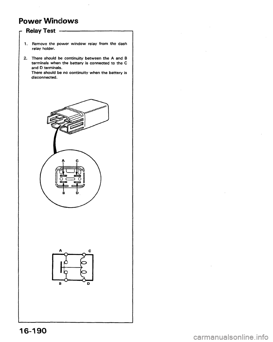 HONDA PRELUDE 1991  Service Repair Manual 