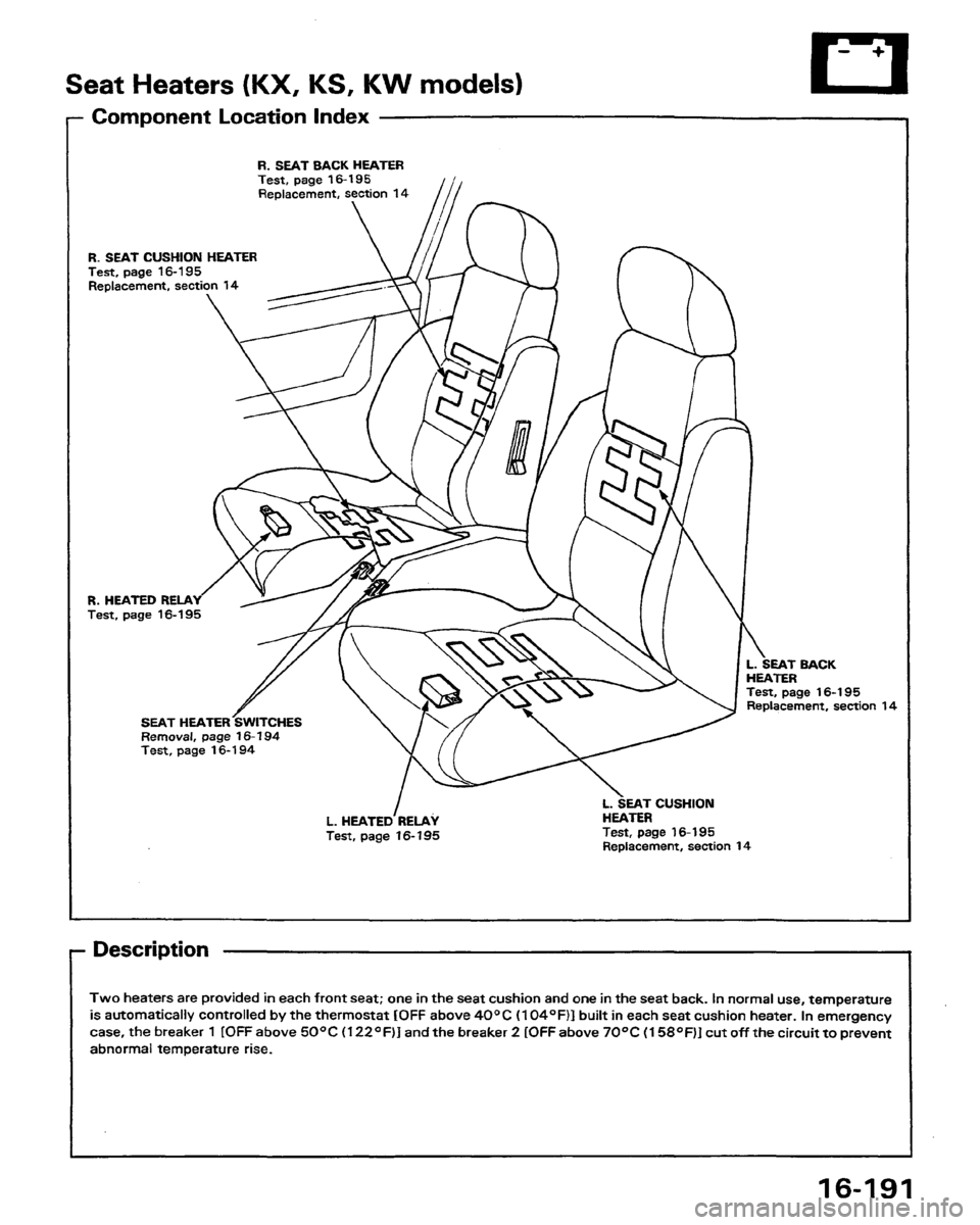 HONDA PRELUDE 1991  Service Repair Manual 