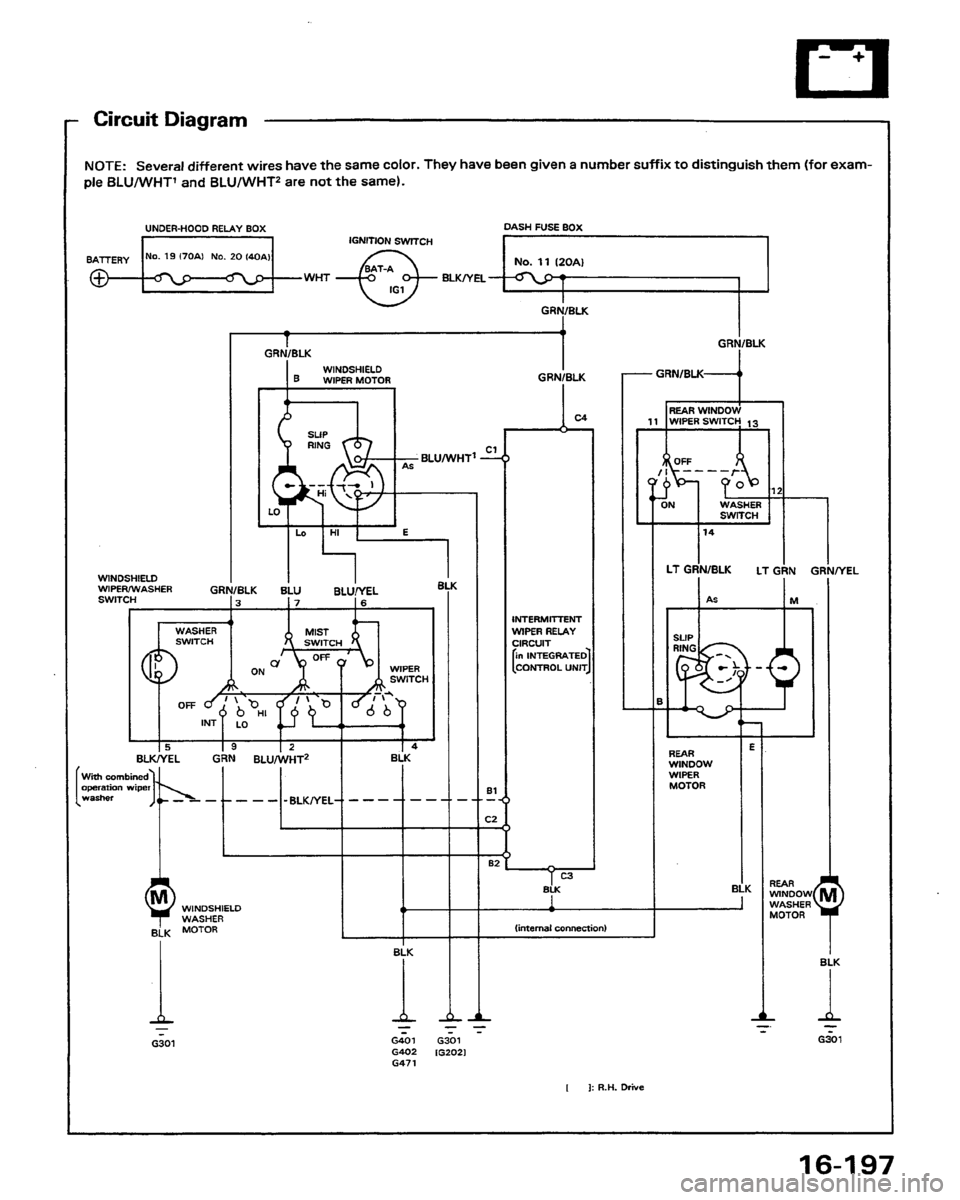HONDA PRELUDE 1991  Service Repair Manual 