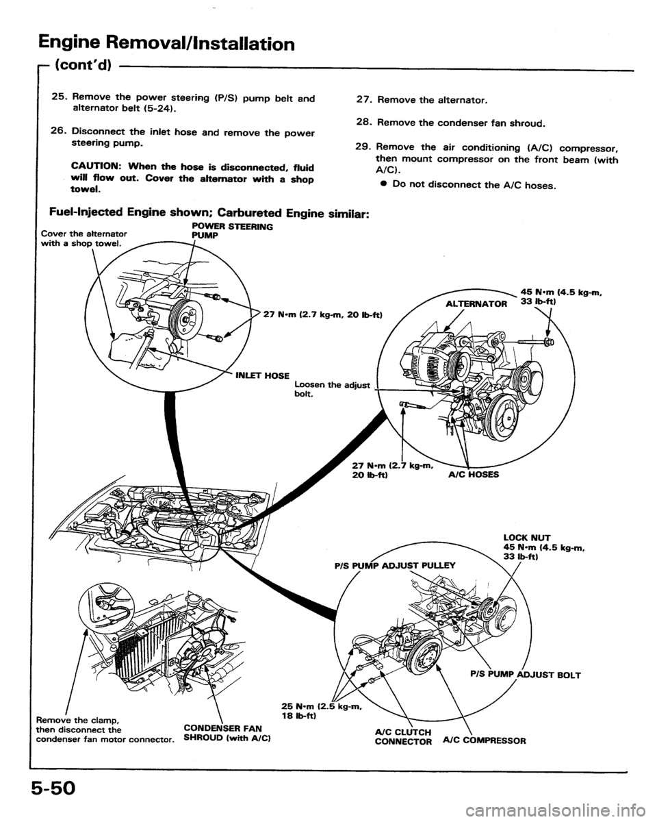 HONDA PRELUDE 1991  Service Repair Manual 