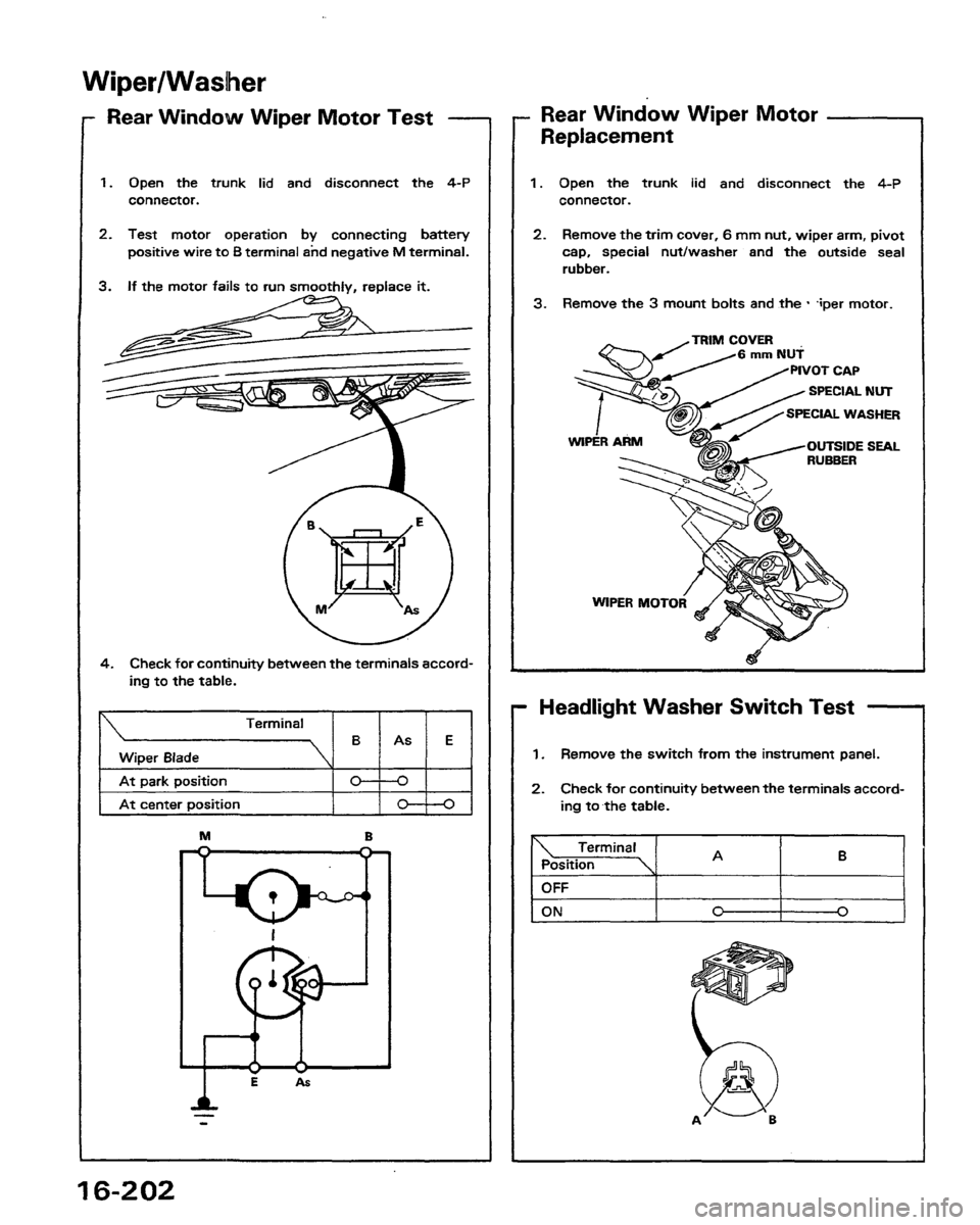 HONDA PRELUDE 1991  Service Repair Manual 