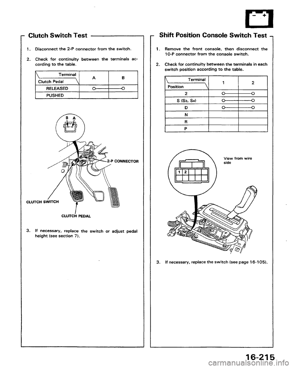 HONDA PRELUDE 1991  Service Repair Manual 