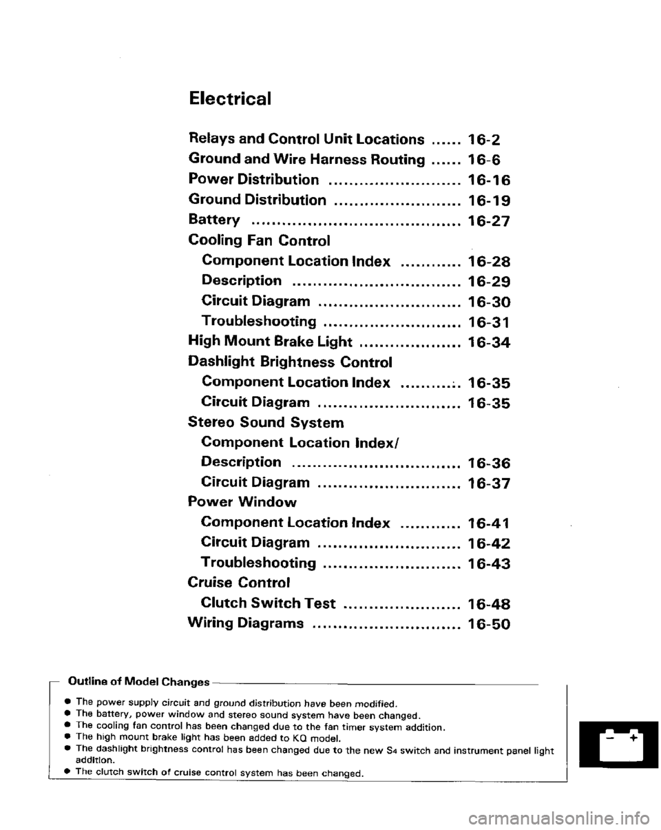 HONDA PRELUDE 1984  Service Repair Manual 