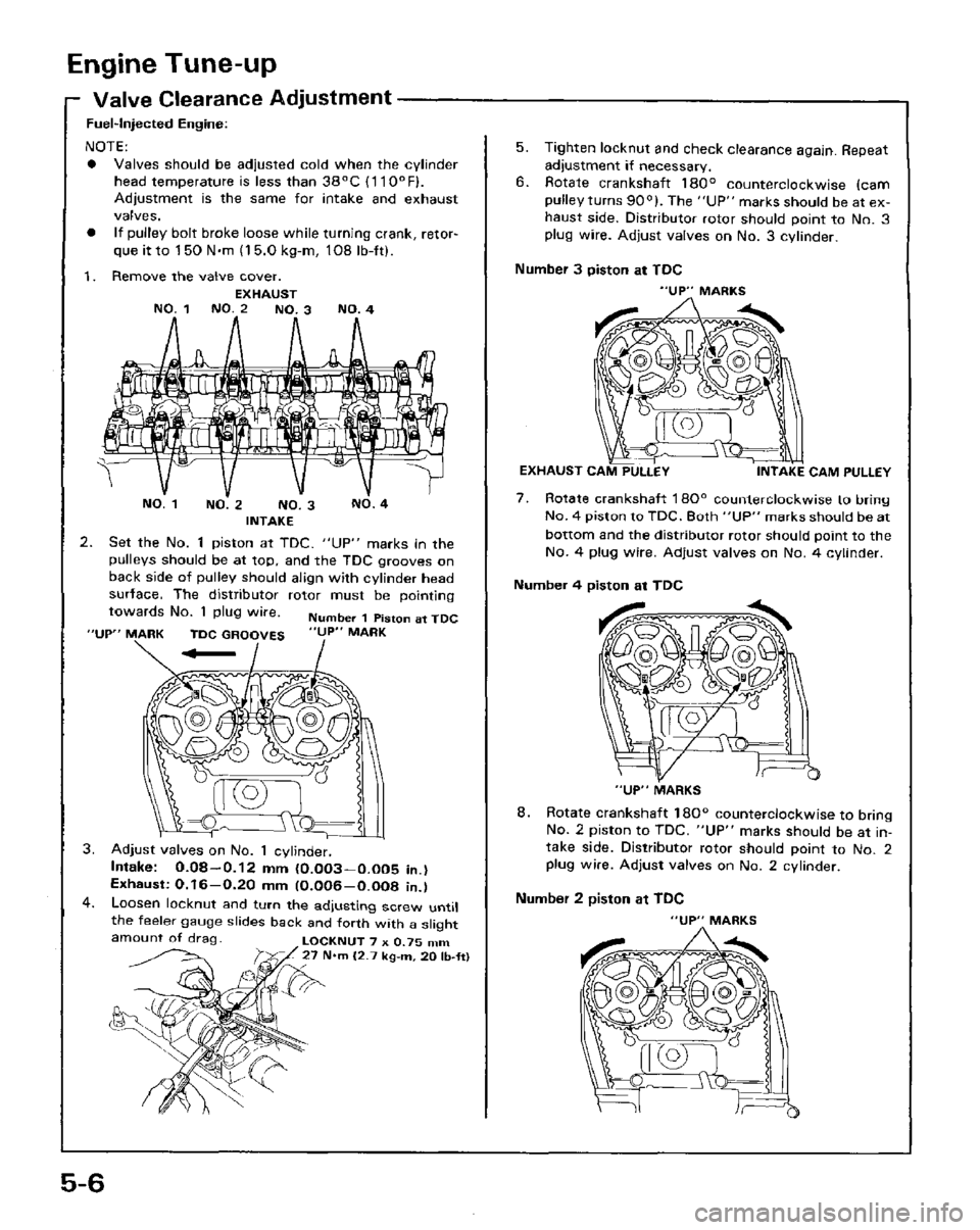 HONDA PRELUDE 1984  Service Repair Manual 
