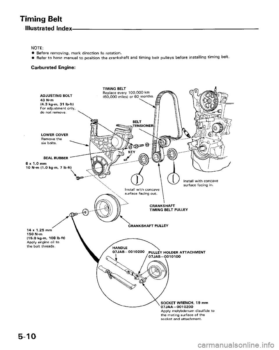 HONDA PRELUDE 1984  Service Repair Manual 