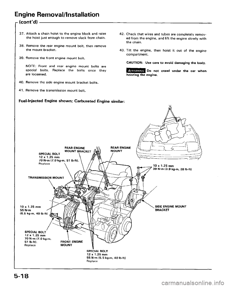 HONDA PRELUDE 1984  Service Repair Manual 