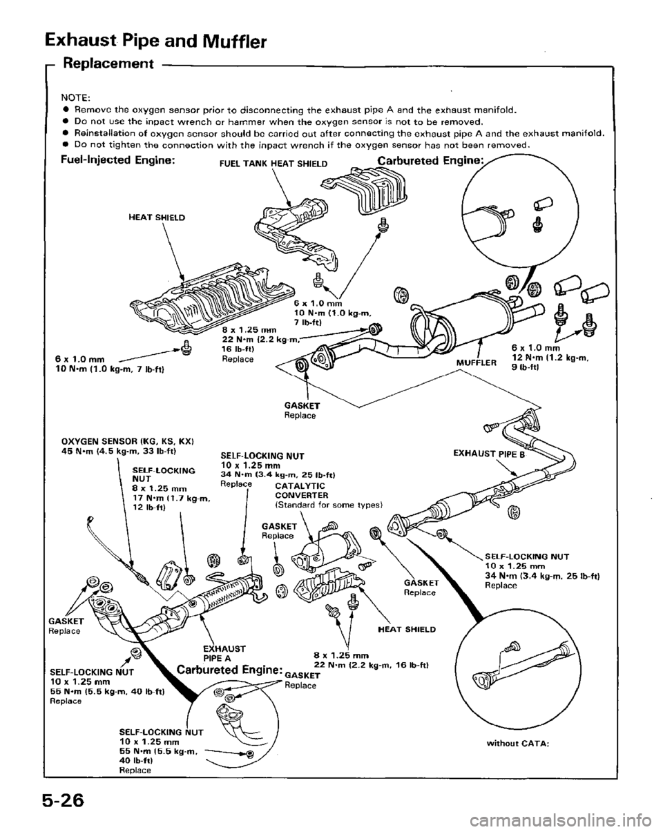 HONDA PRELUDE 1984  Service Repair Manual 