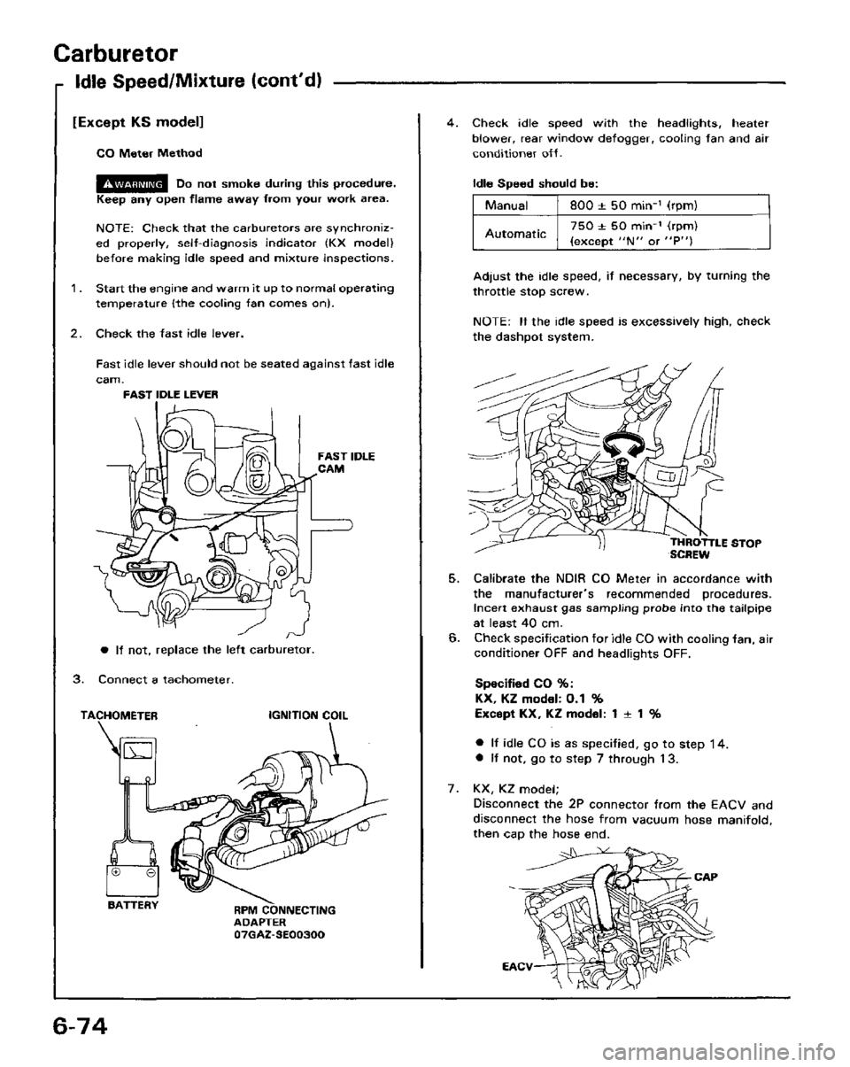 HONDA PRELUDE 1984  Service Repair Manual 