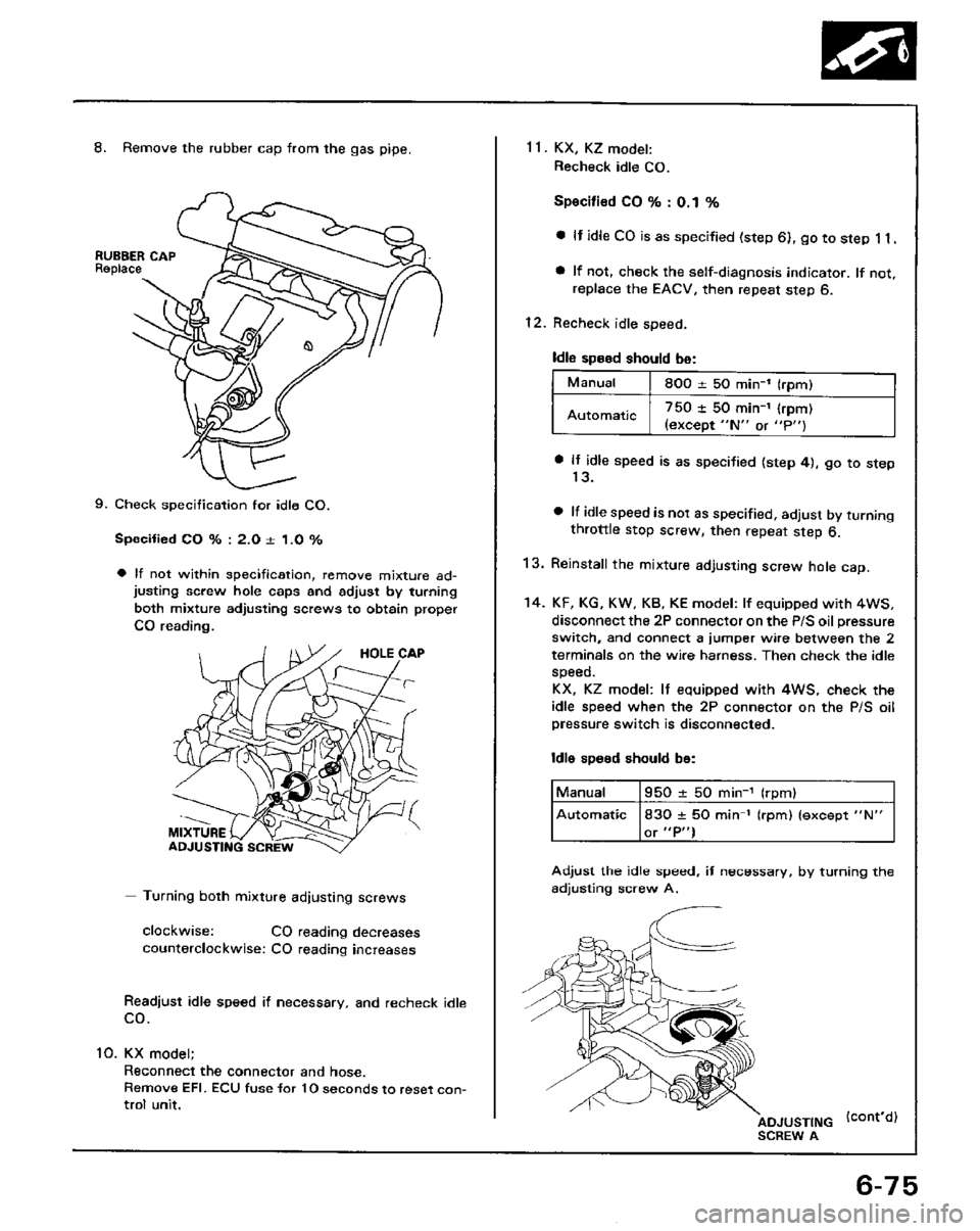 HONDA PRELUDE 1984  Service Repair Manual 