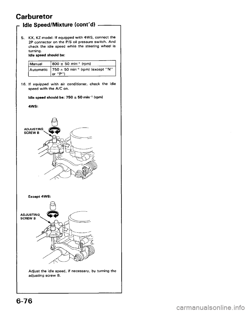 HONDA PRELUDE 1984  Service Repair Manual 