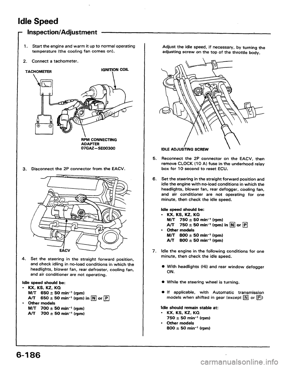 HONDA PRELUDE 1984  Service Repair Manual 
