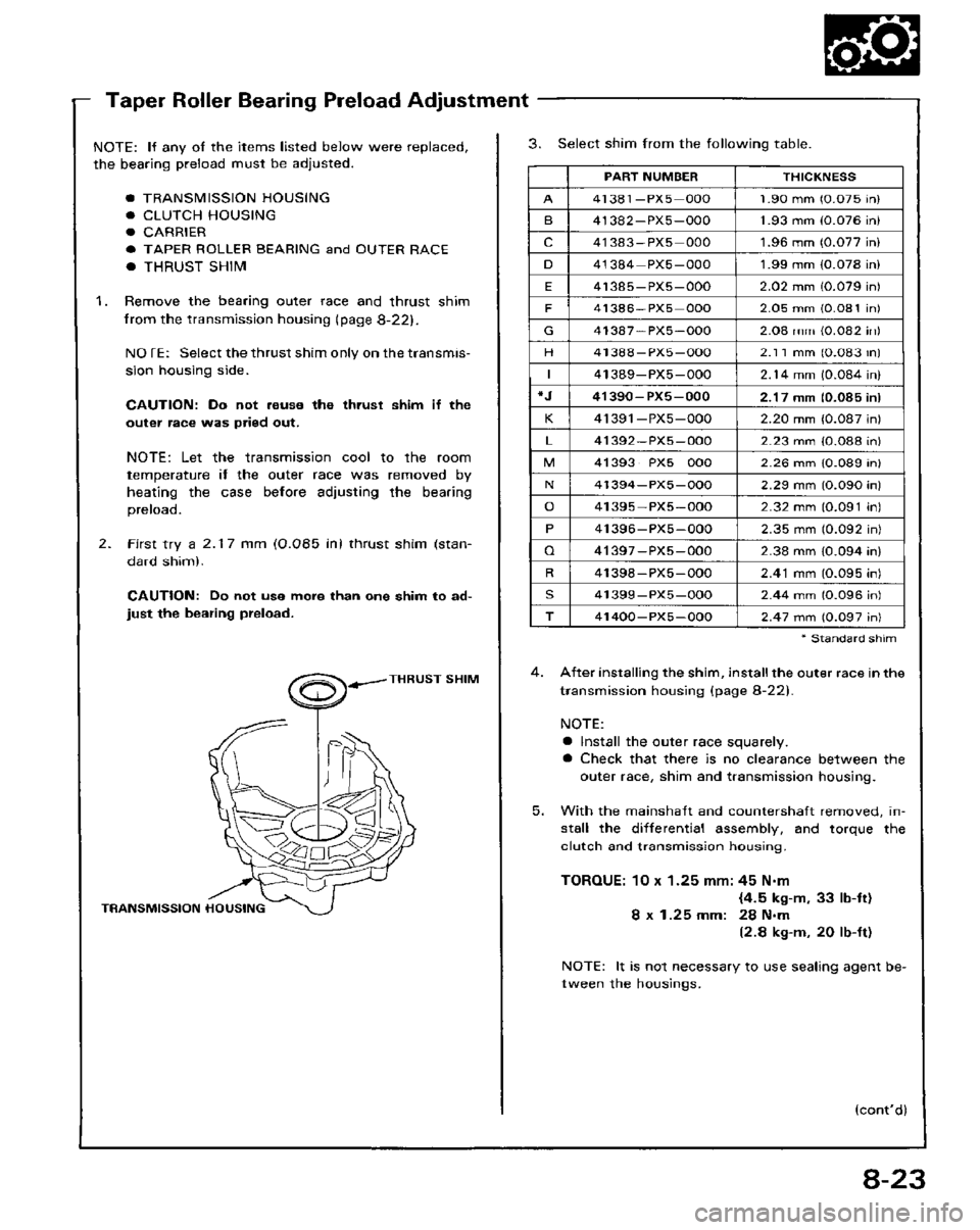 HONDA PRELUDE 1984  Service Repair Manual 