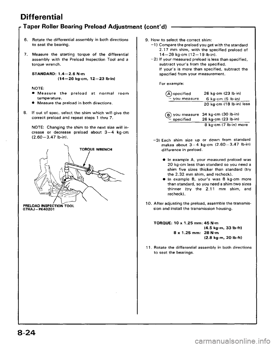 HONDA PRELUDE 1984  Service Repair Manual 