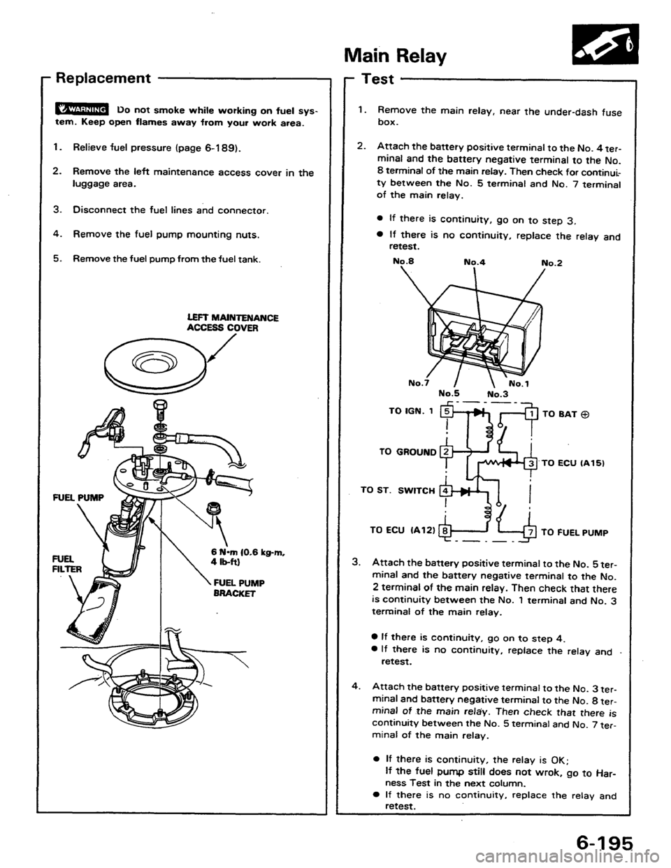 HONDA PRELUDE 1984  Service Repair Manual 