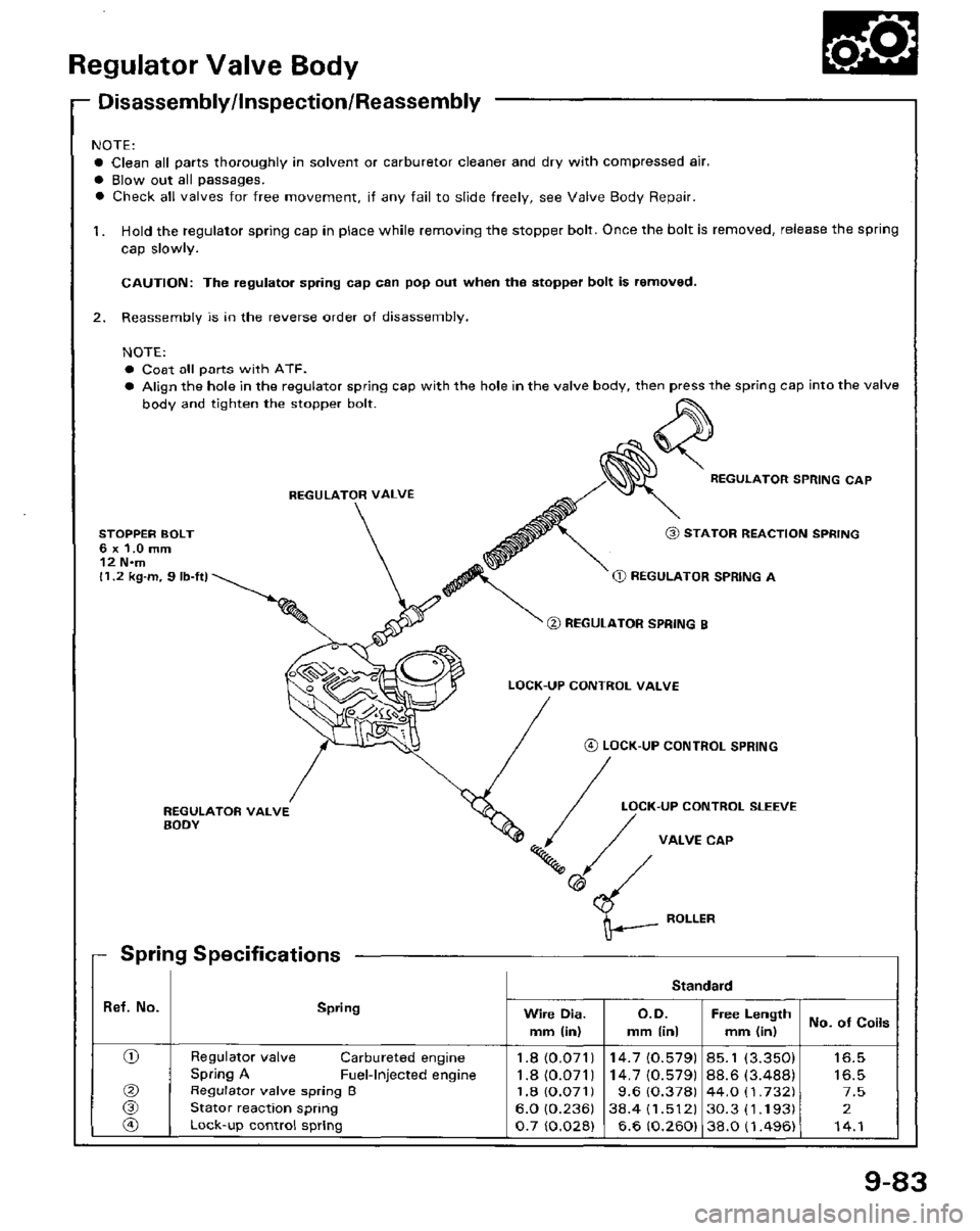 HONDA PRELUDE 1984  Service Repair Manual 