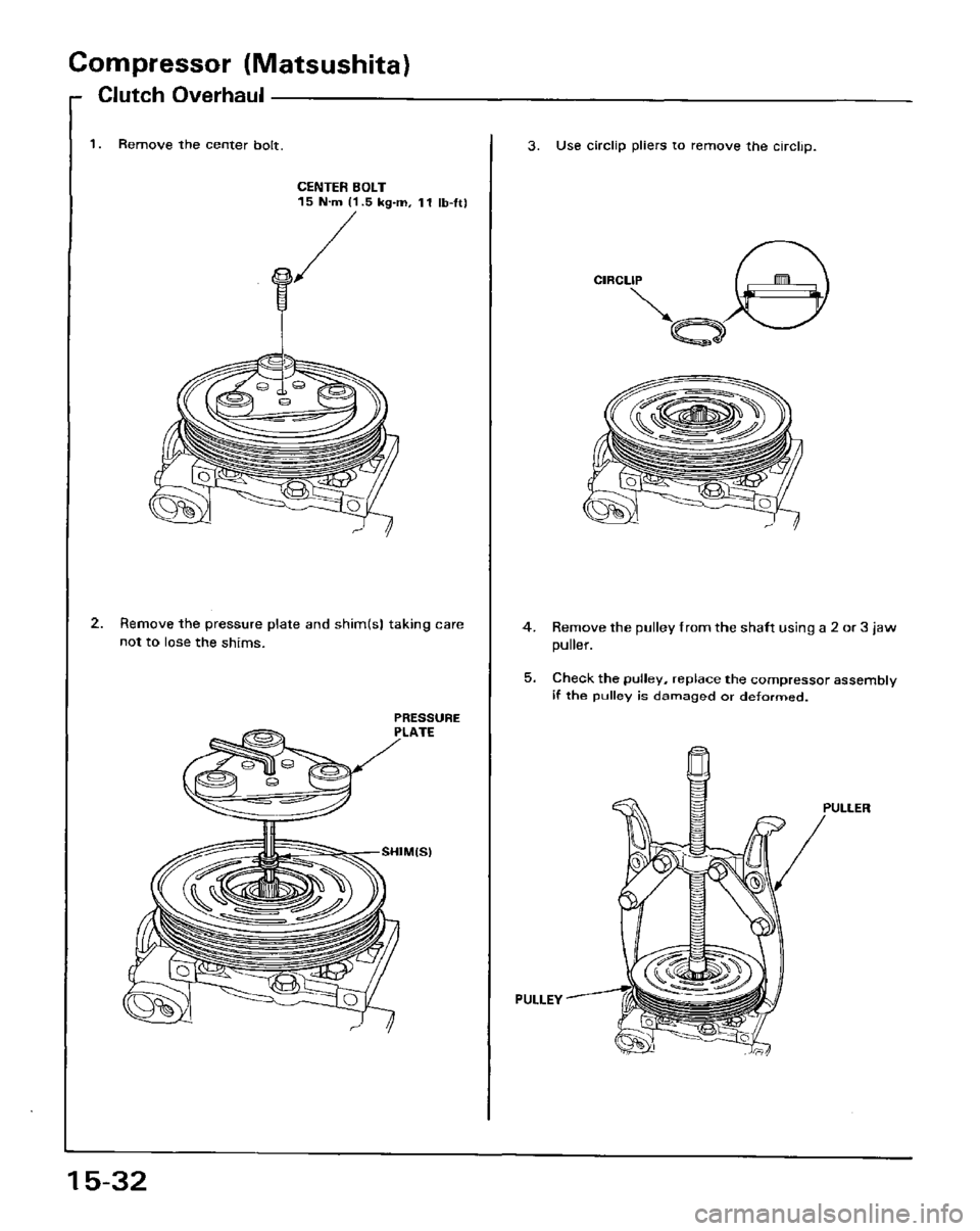 HONDA PRELUDE 1984  Service Repair Manual 