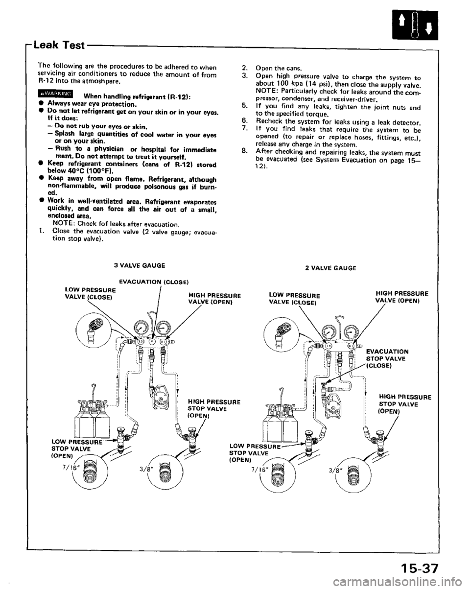 HONDA PRELUDE 1984  Service Repair Manual 