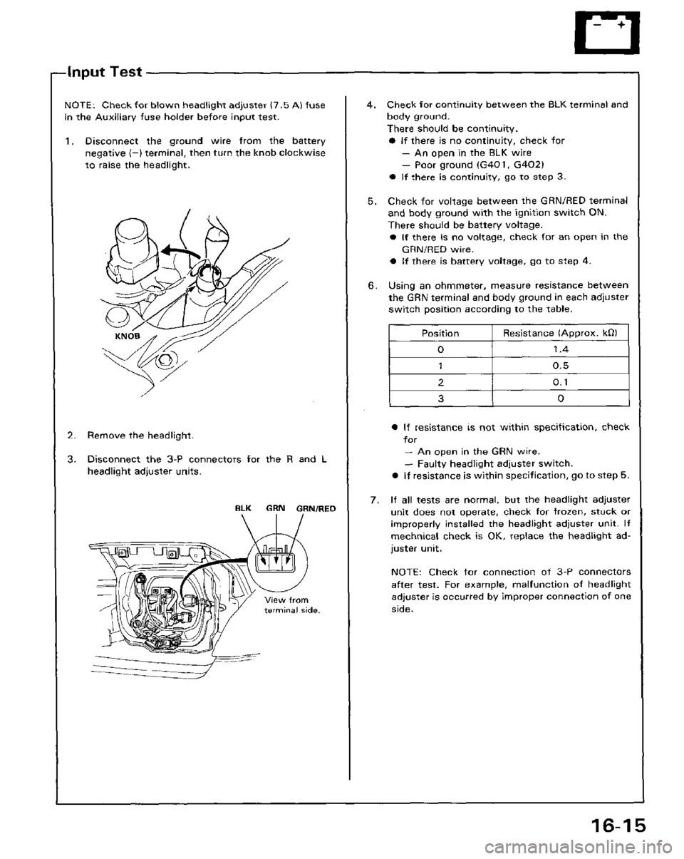 HONDA PRELUDE 1984  Service Repair Manual 