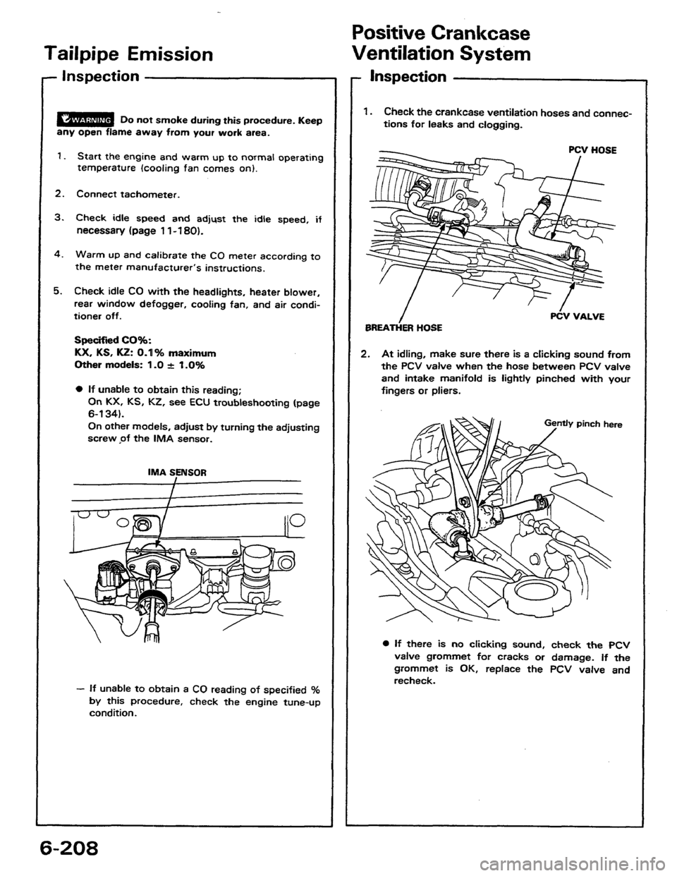 HONDA PRELUDE 1984  Service Repair Manual 