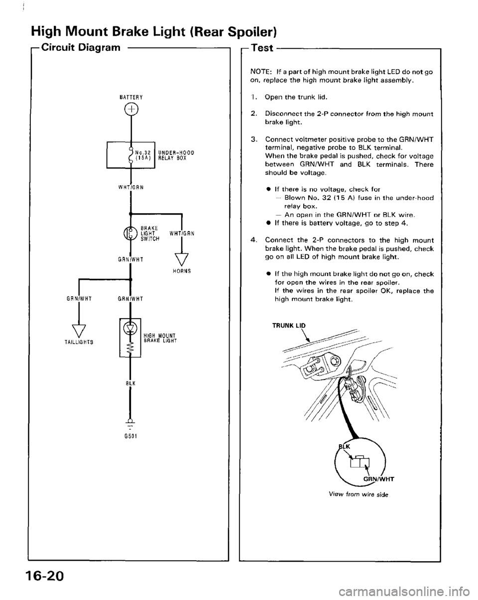 HONDA PRELUDE 1984  Service Repair Manual 