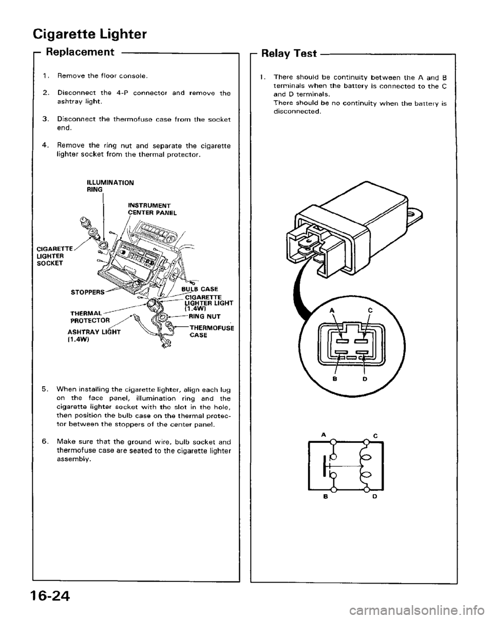 HONDA PRELUDE 1984  Service Repair Manual 