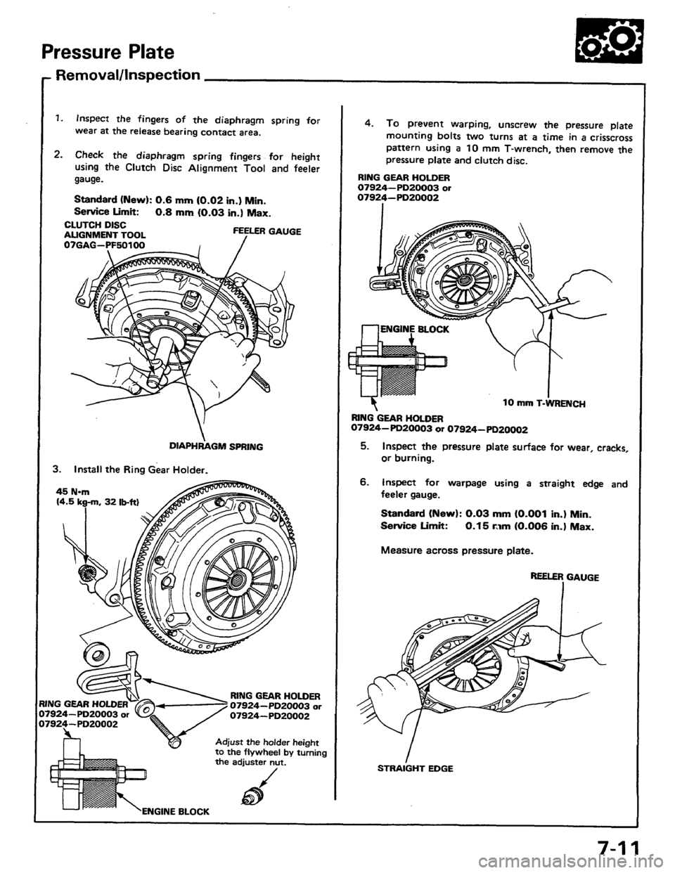HONDA PRELUDE 1984  Service Repair Manual 
