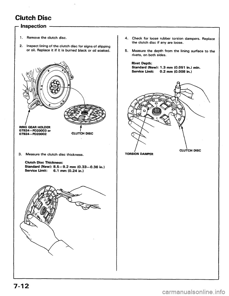HONDA PRELUDE 1984  Service Repair Manual 