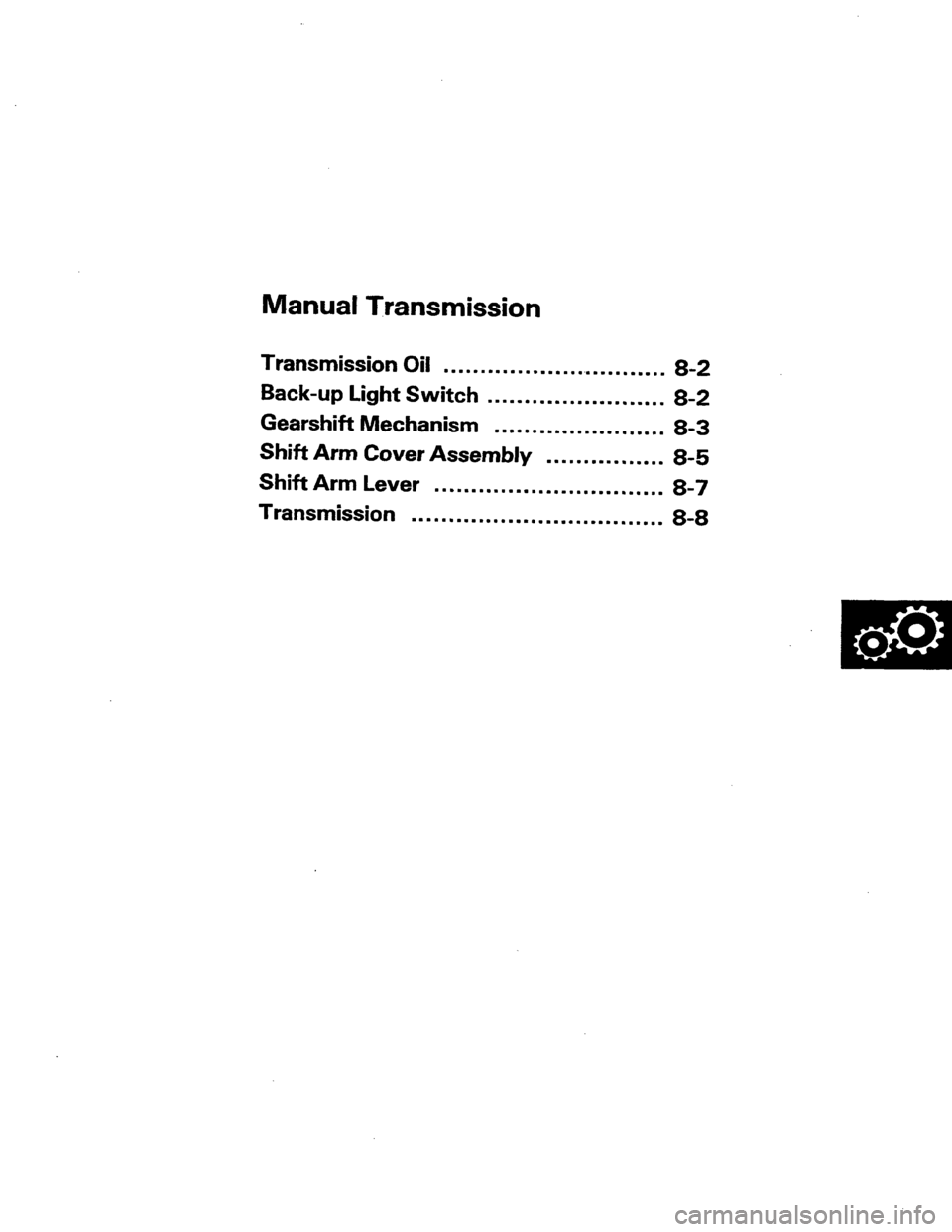 HONDA PRELUDE 1984  Service Repair Manual 
