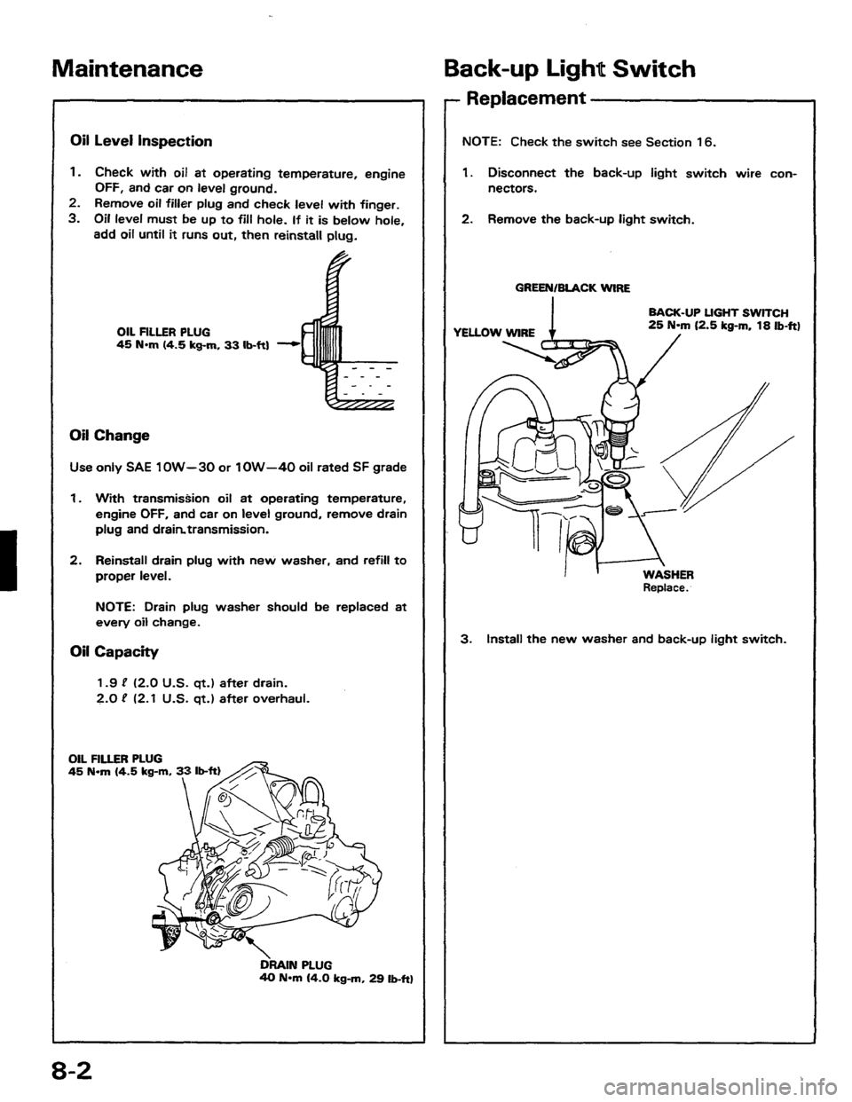 HONDA PRELUDE 1984  Service Repair Manual 