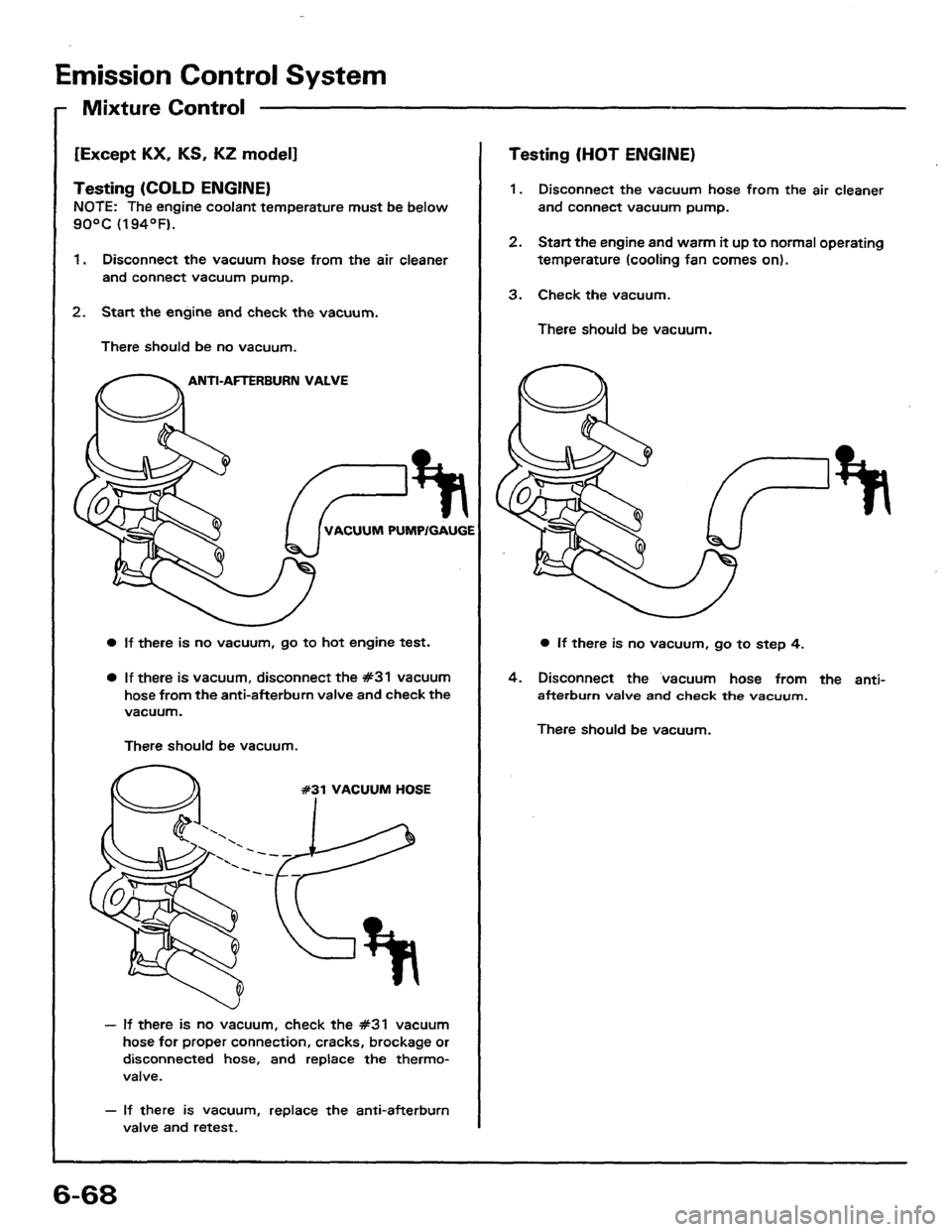 HONDA PRELUDE 1984  Service Repair Manual 