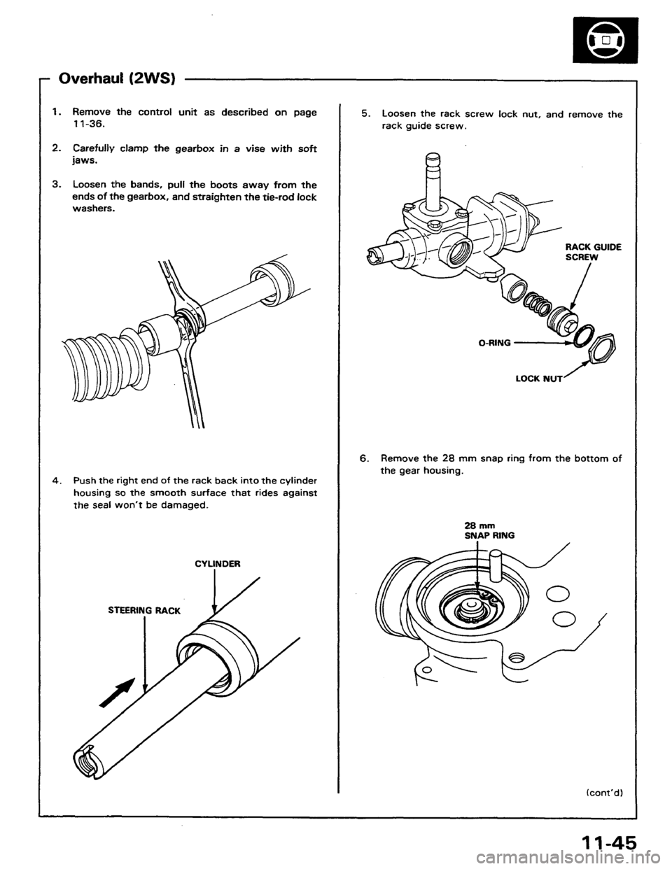 HONDA PRELUDE 1984  Service Repair Manual 