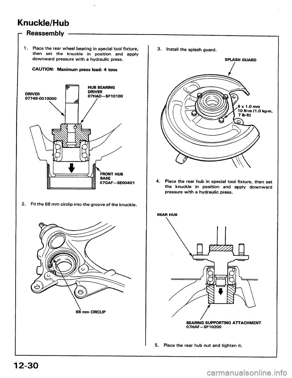 HONDA PRELUDE 1984  Service Repair Manual 