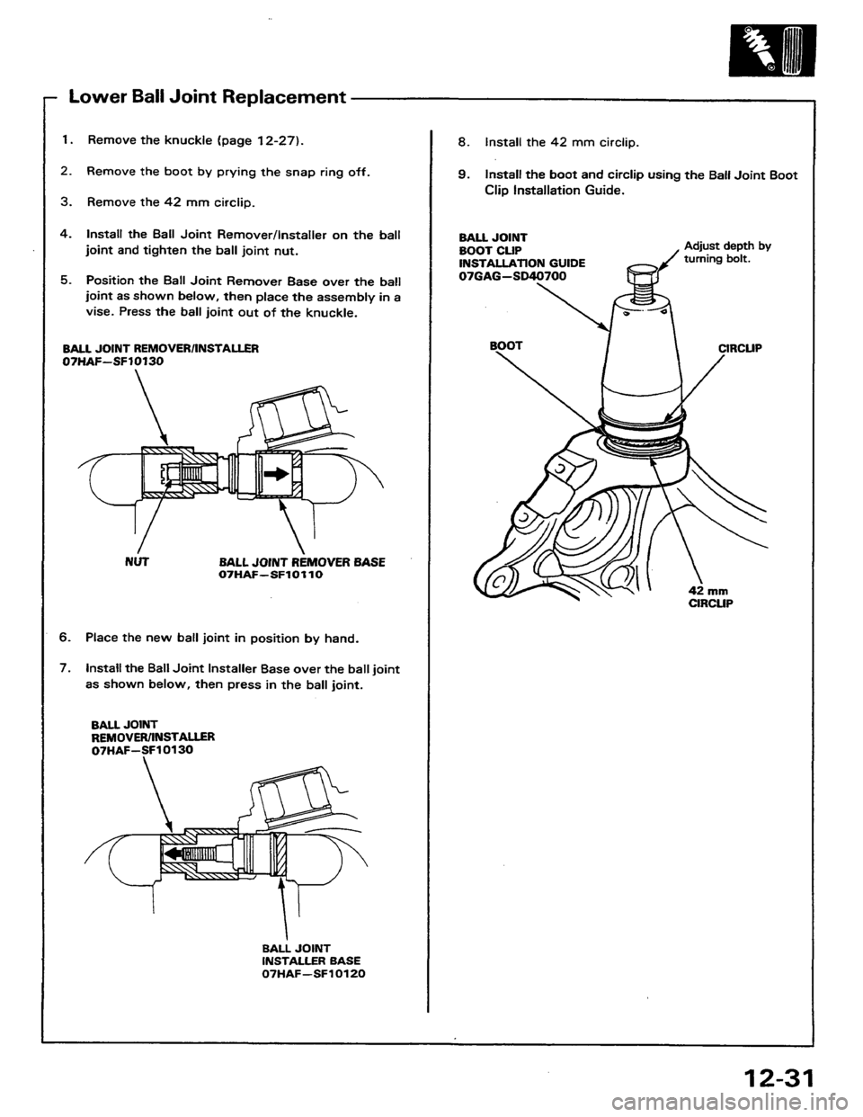 HONDA PRELUDE 1984  Service Repair Manual 