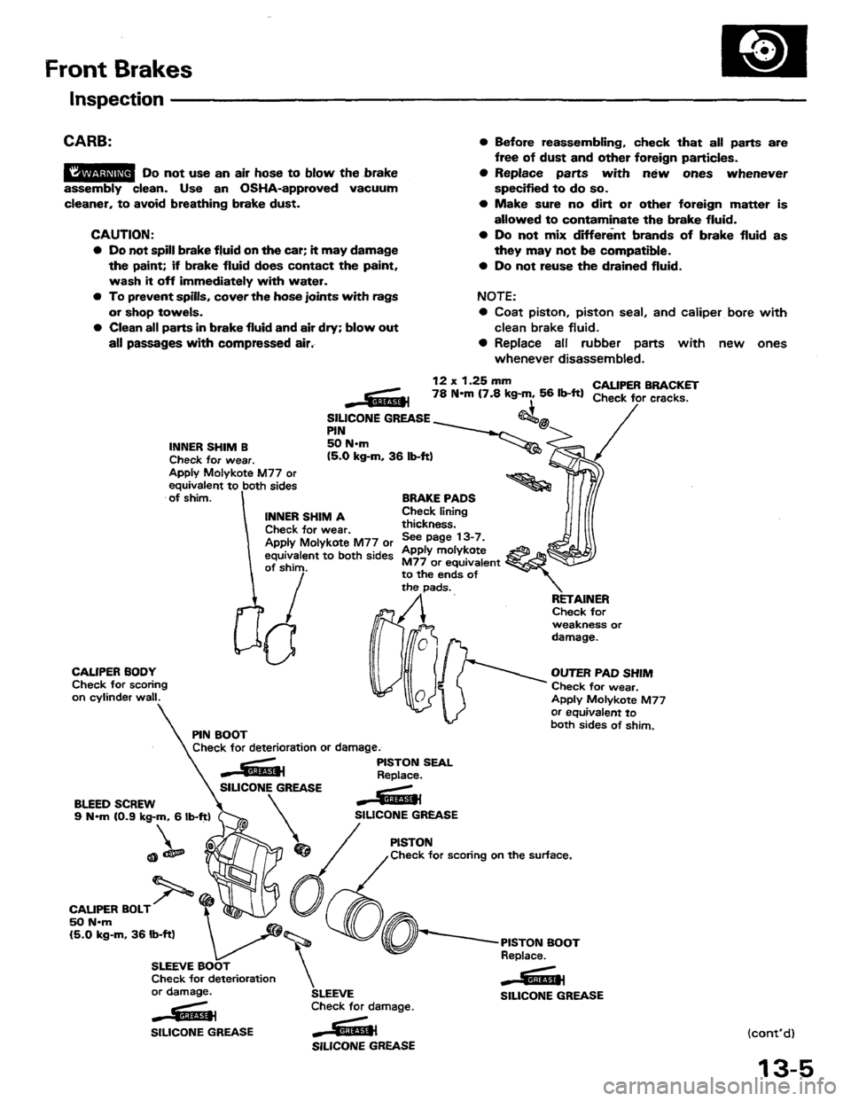 HONDA PRELUDE 1984  Service Repair Manual 